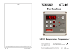 ST315 Temperature Programmer User Manual