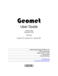 User Guide - Geomet CMM Software