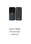 Senior FB305 Phone User Manual