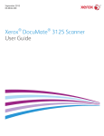 Xerox DocuMate 3125 Scanner User Guide