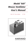 Model 687 Mouse Ventilator Manual
