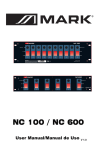 NC 100 - Manual - WORK PRO Audio