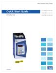 Quick Start Guide SSW04