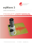 eqWave User Manual - Seismology Research Centre