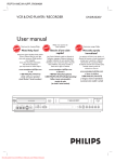 Philips DVDR3320V User Guide Manual - DVDPlayer