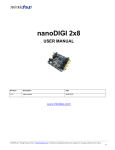 nanoDIGI 2x8 B - User Manual