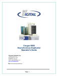 Cougar 6600 User`s Manual