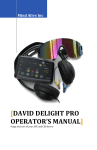 DAVID Delight Pro Operator`s Manual