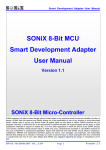 SONiX 8-Bit MCU Smart Development Adapter User Manual
