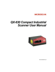 QX-830 Compact Industrial Scanner User Manual