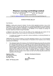 Notice of Postal Ballot & Postal Ballot Form_18th February 2015
