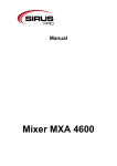 Mixer MXA 4600