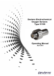 Dextens Electrochemical Oxygen Sensors Type 51100 Operating