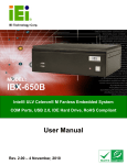 IBX-650B Embedded System User Manual