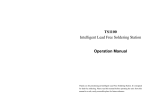 TS1100 Intelligent Lead Free Soldering Station Operation Manual