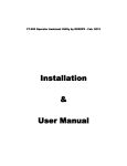 Installation & User Manual