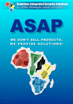 ASAP Brochure 090122 - ASAP Africa Strategic Asset Protection