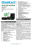 OSAKA – USER MANUAL LINE QB – V.1 - PAG. 1