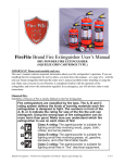 FireFite User Manual 3A Sq Grp Cartridge Powder