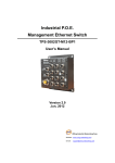 Industrial POE Management Ethernet Switch TPS-3082GT