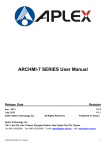 User Manual ARCHMI-7xx