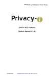 Privacy-i Admin Manual