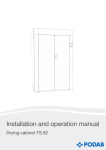 Installation and operation manual