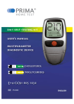 Instructions of use for the PRIMA 2in1 in English
