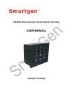 HAT270A ATS (Automatic Transfer Switch) Controller USER MANUAL