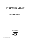 ST7 software library
