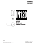 SARGENT IN120 Mortise Lock Installation Instructions