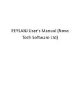 PEYSANJ User`s Manual (Novo Tech Software Ltd)