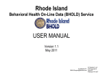 Rhode Island USER MANUAL - KIT Solutions Support Site