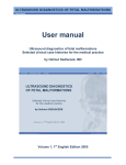 User manual - Ultrasound diagnostics of fetal malformations