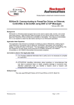 RSView32 DDE and PowerFlex on Ethernet ControlNet