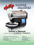 Hottop KN8828-2K Coffee Bean Roaster User Manual