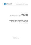 Video Tracer for Conference System ICN 2005 Computer based