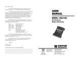 USER MANUAL MODEL 1200/1201 Synchronous Modem