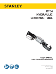 CT04 User Manual - Stanley Hydraulic Tools