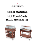 USER MANUAL Hot Food Carts