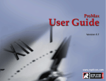 ProMax 5.7 User Manual