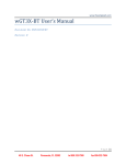 wGT3X-BT User`s Manual