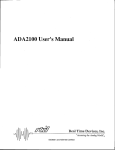 ADAZI00 User`s Manual - RTD Embedded Technologies, Inc.