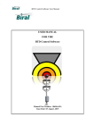 USER MANUAL FOR THE BTD Control Software
