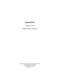 RapidStill II User`s Manual