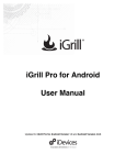 iGrill Pro for Android User Manual