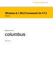 Windows 8 / 2012 Framework for C7.2