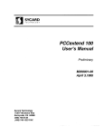 PCCextend 100 User`s Manual