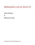 User`s Manual and Reference Guide