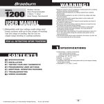 USER MANUAL - Patriot Supply